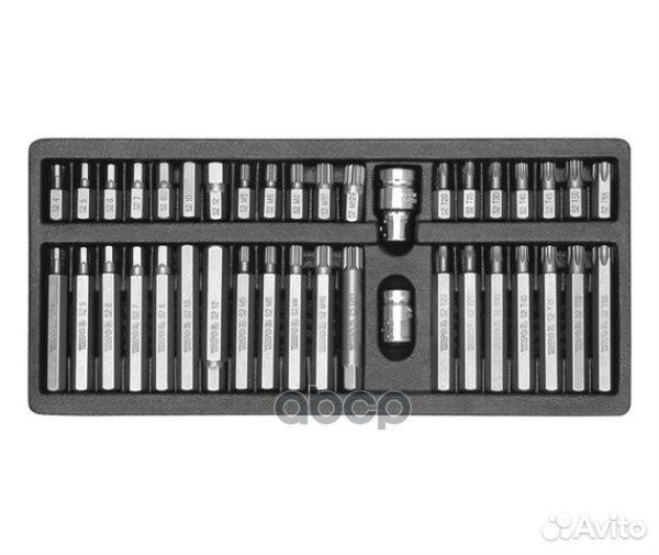 Набор бит 1/2 inch, 3/8 inch, 40 пр: HEX (6 гр