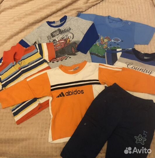Отдам пакет вещей на мальчика