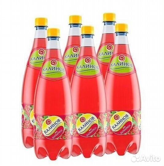 Напиток газированный Лимонад Калинов Барбарис 1,5л