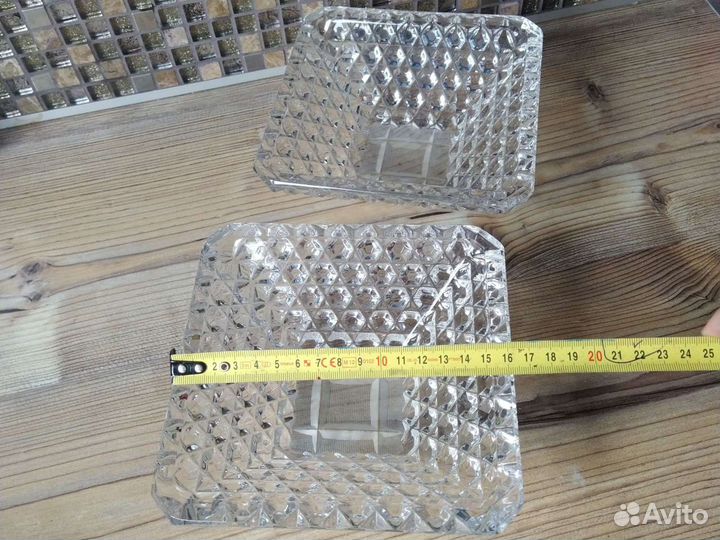 Хрустальный сальник СССР. Без сколов и царап