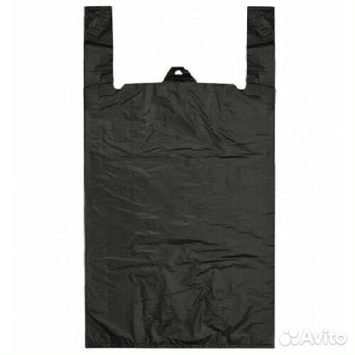 Пакет-майка Чёрный