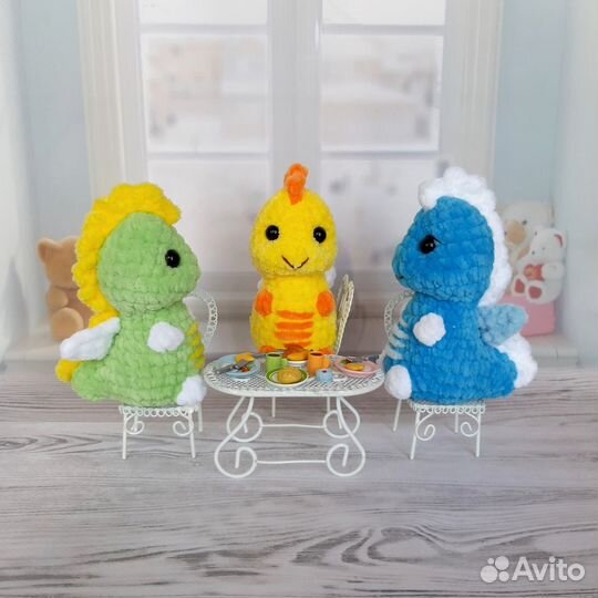 Вязаные игрушки дракон