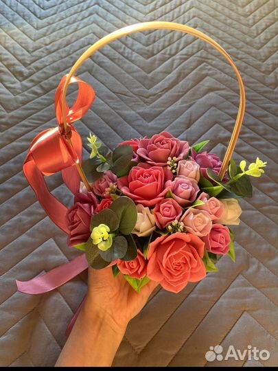 Букет из мыла ручной работы