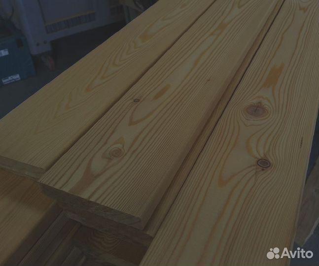 Шлифованные доски лиственницы 50x130 мм, идеальное качество поверхности