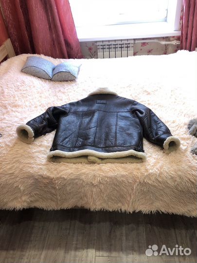 Дубленка натуральная мужская, зимний пилот