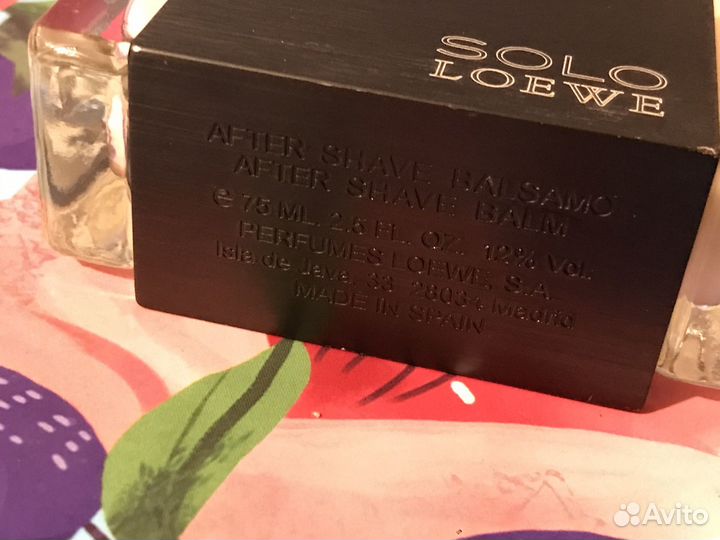 Solo Loewe бальзам после бритья