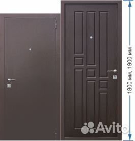 Дверь входная нестандартная