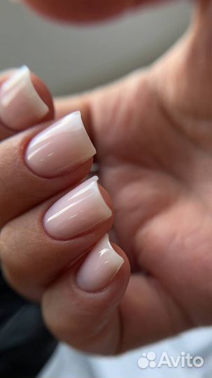 Маникюр гель коррекция