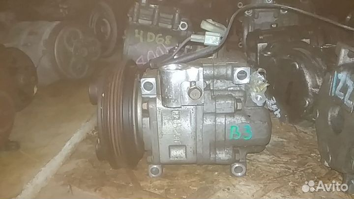 Компрессор кондиционера на mazda demio DW3W B3