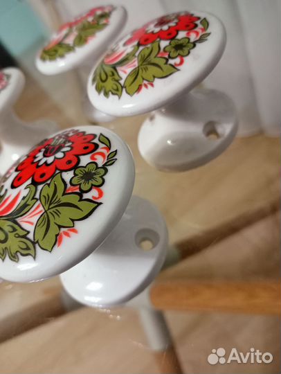 Ручки дверные СССР керамика