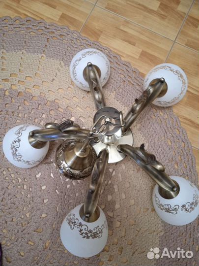 Люстра потолочная бу