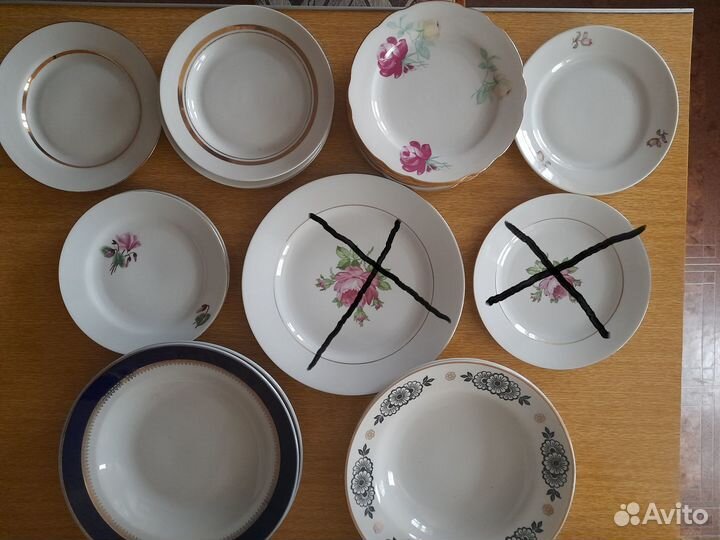 Тарелки Кахла гдр, Дулево, Пролетарий СССР