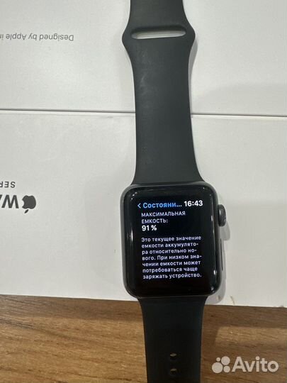 Часы apple watch 3 38 mm