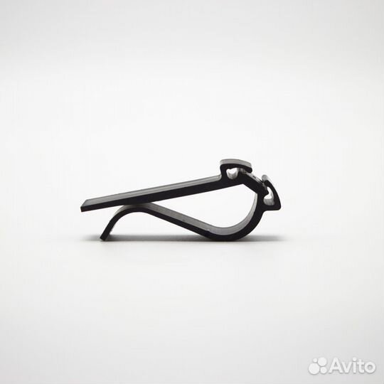 Держатель-зажим пластиковый midiclip, цвет черный