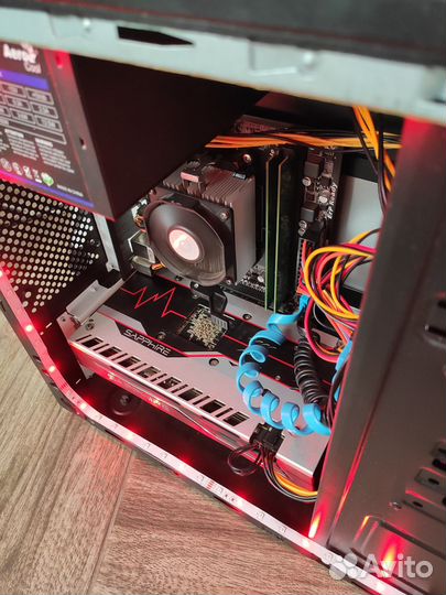 Игровой системный блок AMD RX580 + озу 8GB