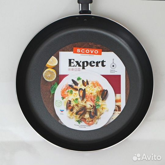 Сковорода 'Эксперт', d28 см, антипригарное покрыти