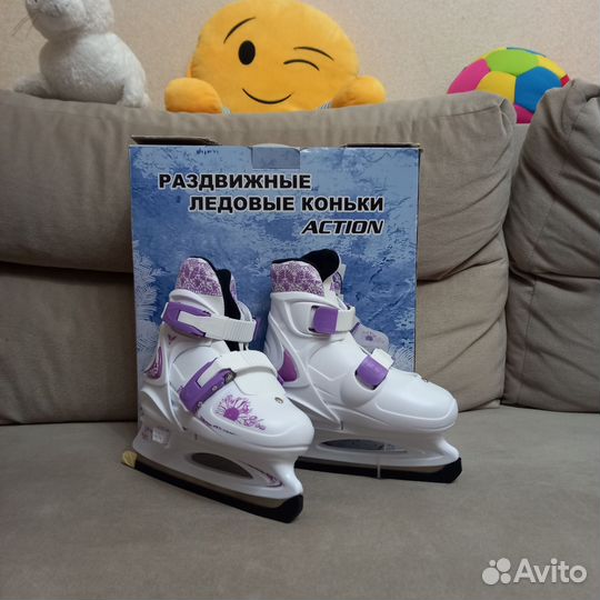 Коньки раздвижные на девочку
