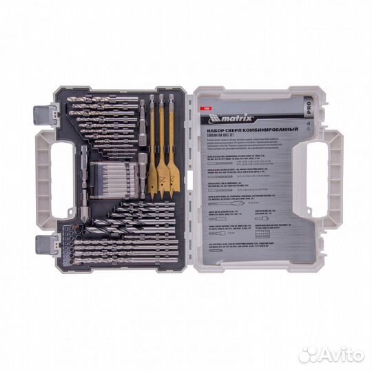 Набор сверл комбинированный, сверла по металлу 1-6