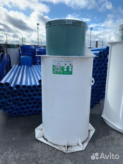 Кессон био-С 2 с лестницей(внутр. размер 955х1500)