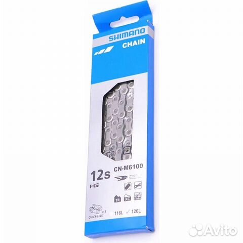 Цепь Shimano Deore CN-M6100 12cк 116зв с замком (Я