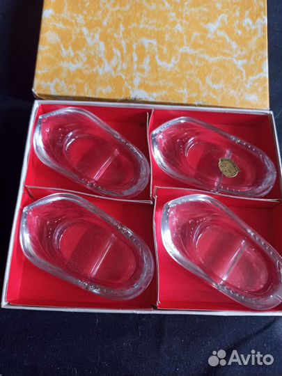 Набор пепельниц Башмачок. Богемия