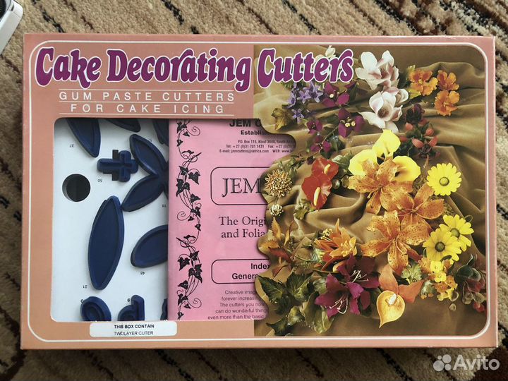 Вырубки для цветов на торт