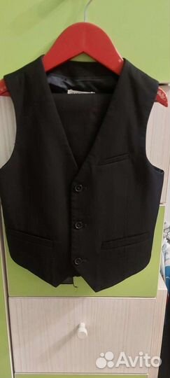 Школьная форма/ костюм/ пиджак, брюки, жилет