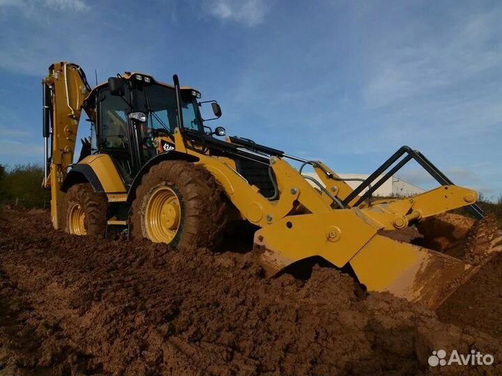 Услуги экскаватор погрузчик трактор ямы, шамбо