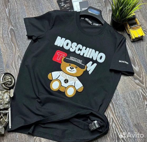 Moschino футболка оригинальное качество