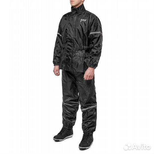 Moteq Дождевик WET DOG куртка+штаны, черный