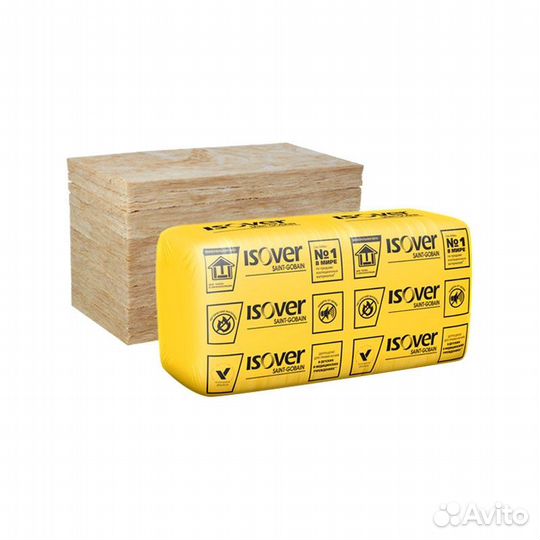 Утеплитель Isover Каркас-П34 1170х610х50 мм, 20 шт