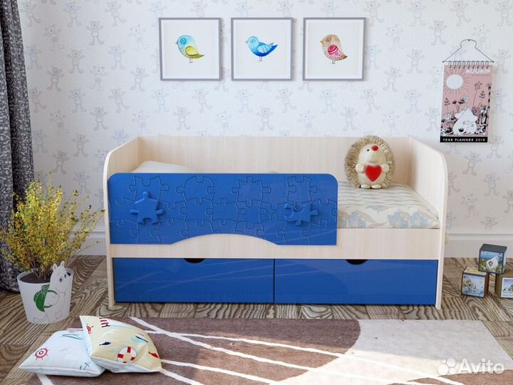 Кровать с бортиком