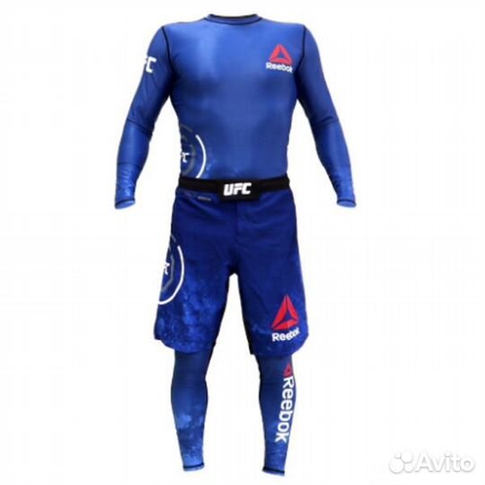 Комплект R-k для тренировок MMA синий 3 предмета