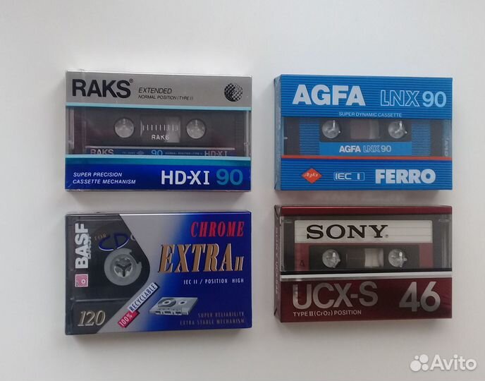 Аудиокассеты запечатанные