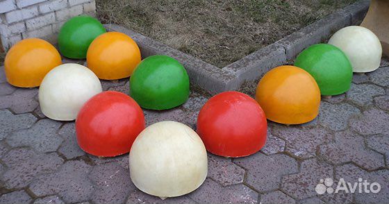 Полусфера парковочная