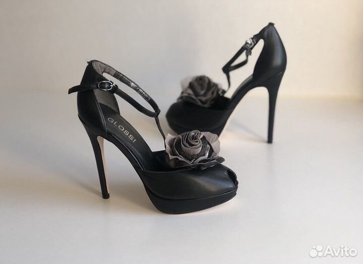 Босоножки на выпускной натуральная кожа