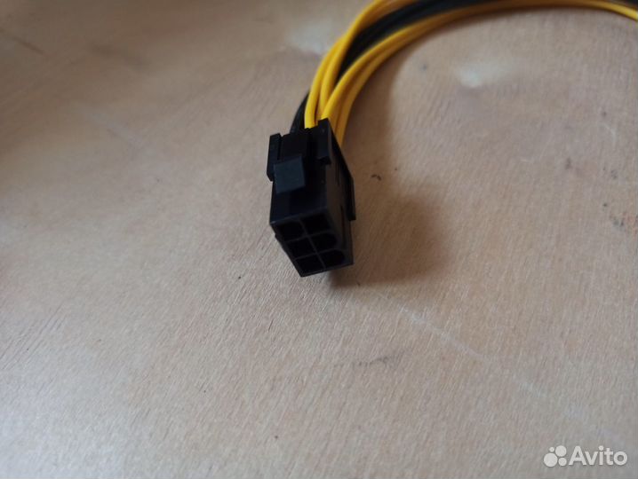 Переходники 6-Pin на 8-Pin (6+2) для GPU 15 штук