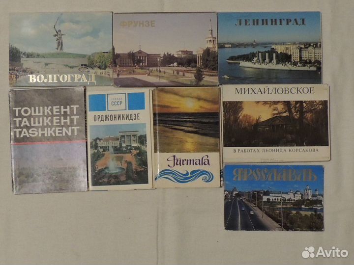 Наборы открыток полные