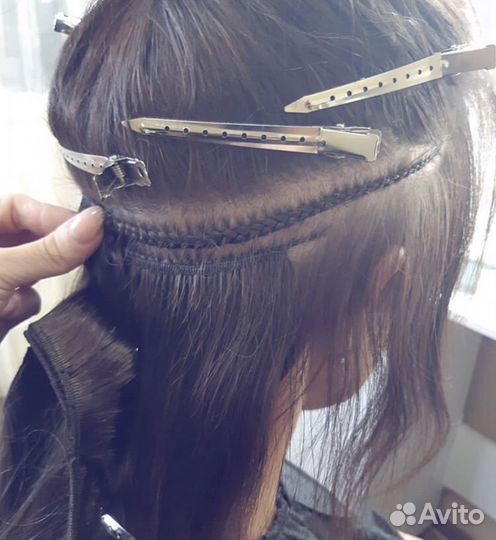 Голливудское наращивание волос (афронаращивание)