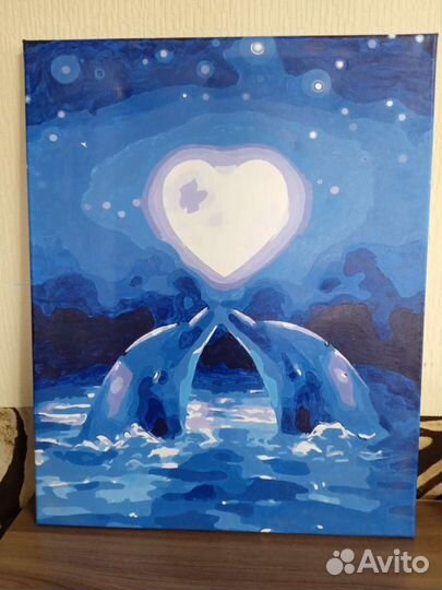 Картины по номерам раскрашенная