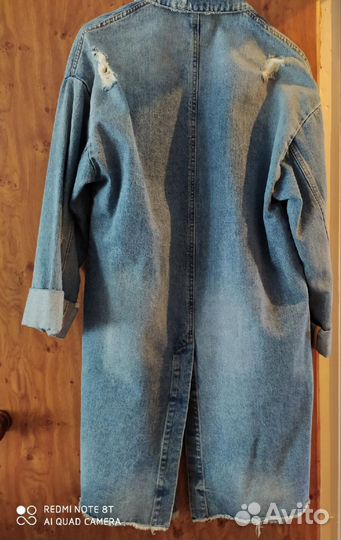 Джинсовое пальто