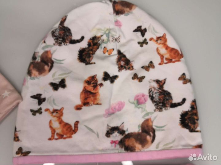 Шапка и снуд хлопок