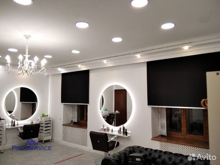 Рулонные шторы блэкаут день ночь