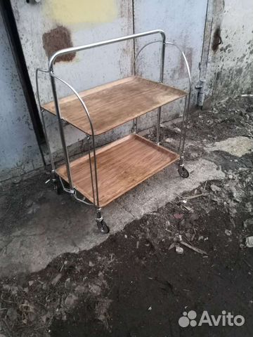 Столик сервировочный на колесах складной купить в Санкт-Петербурге ...