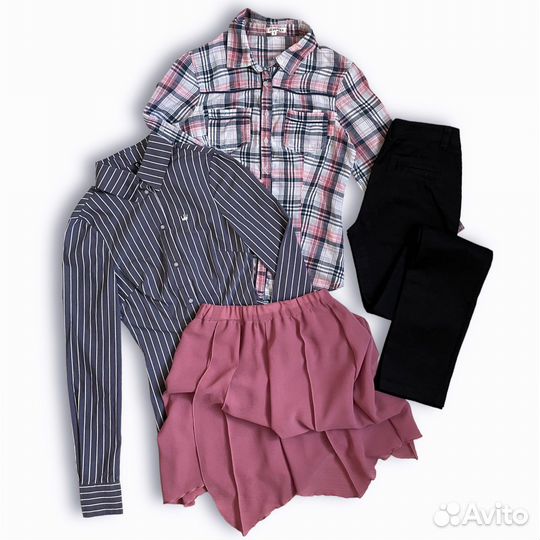 Вещи пакетом, пакет вещей для девочки XS