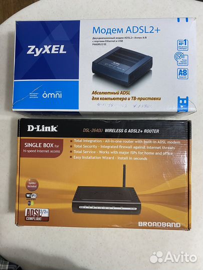 Wifi роутер D-Link, zyxel