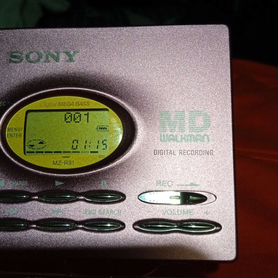 MD walkman digital recording Sony MZ-R91 сиреневый