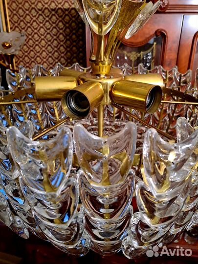 Хрустальная люстра. Винтаж