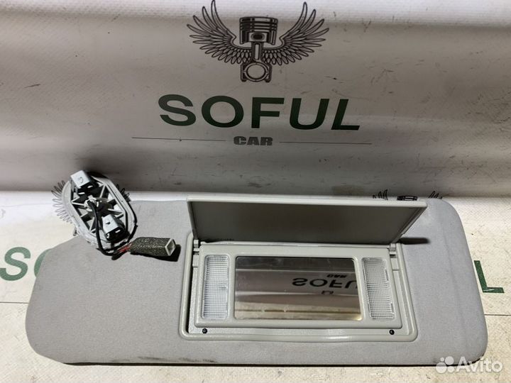 Козырек солнцезащитный левый Toyota Avensis 2005