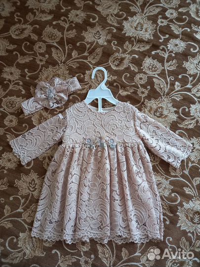 Платье для девочки 80 размер